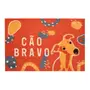 CAPACHO 40 CM X 60 CM CÃO BRAVO - CORES CALEIDOCOLOR - Foto 1