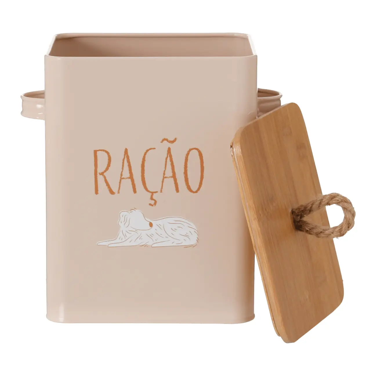 POTE PARA RAÇÃO PAWS EAT - OFF WHITE/BAMBU - Foto 9
