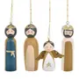 PINGENTE REIS COM 4 PEÇAS NATAL ASTRAL - MULTICOR - Foto 1