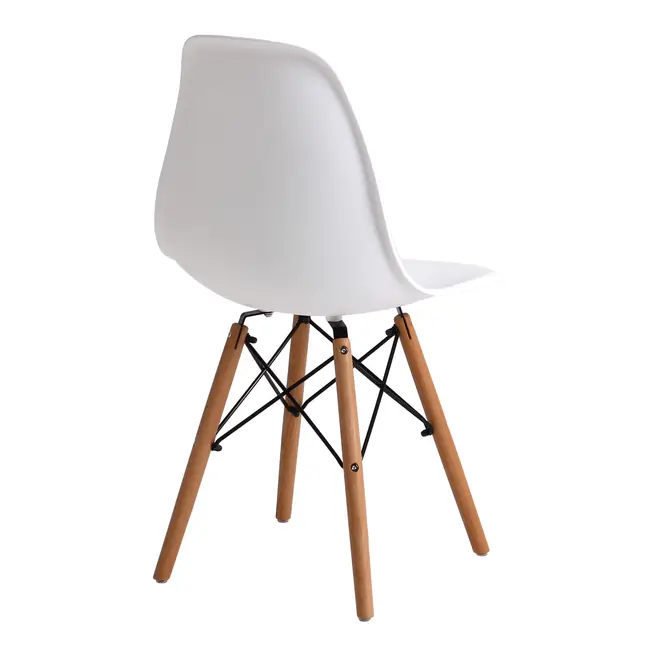 CADEIRA DE COZINHA EASY WOOD - FAIA/BRANCO - Foto 4