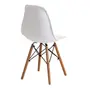 CADEIRA DE COZINHA EASY WOOD - FAIA/BRANCO - Foto 4