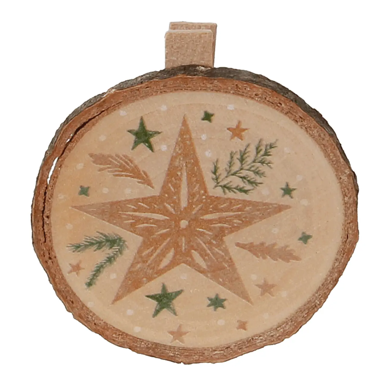 KIT COM 6 PRENDEDORES VILAREJO NOEL - CASCA DE URUCUM/CIPESTRE - Foto 6