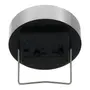 RELÓGIO DE MESA AL-BRUSHED 9 CM - ALUMÍNIO/PRETO - Foto 3