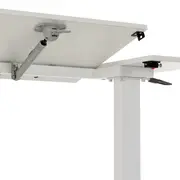 MESA LATERAL REGULÁVEL 80 CM X 40 CM COUCH WORKING - BRANCO/BRANCO - Foto 6
