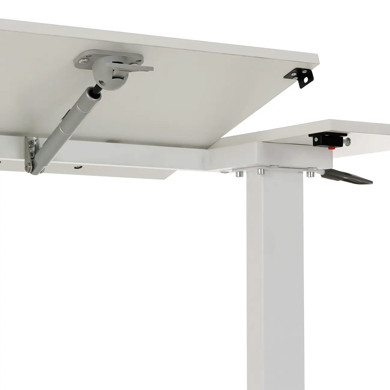 MESA LATERAL REGULÁVEL 80 CM X 40 CM COUCH WORKING - BRANCO/BRANCO - Foto 6