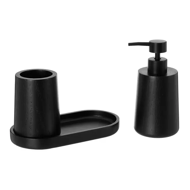 KIT BANCADA C/3 PEÇAS EBONY - EBANIZADO - Foto 2