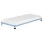 CAMA DE SOLTEIRO INFERIOR 78 CM FLAT - AZUL CLARO - Foto 30