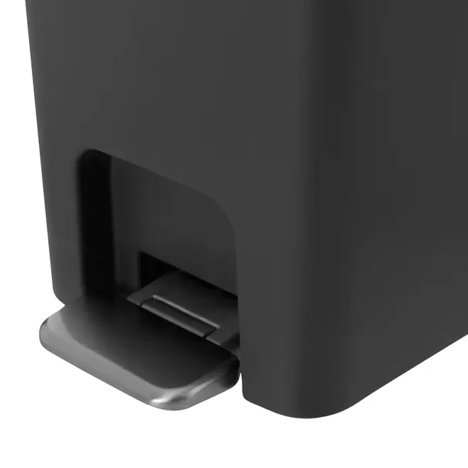 LIXEIRA COM PEDAL 15 L DAY USE - KONKRET/INOX - Foto 10