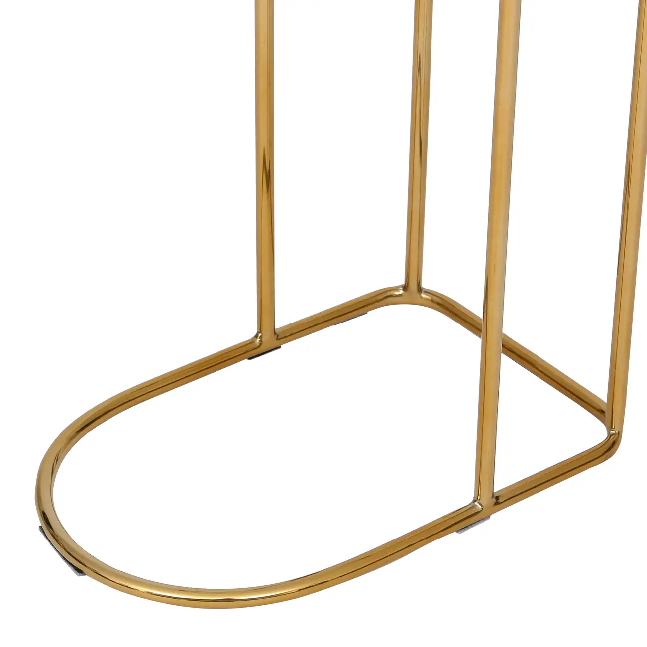 MESA LATERAL 64 CM X 32 CM DAZZLE - OURO/INCOLOR - Foto 6