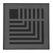 QUADRO 55 CM X 55 CM UNNAMED - CINZA/KONKRET - Foto 4