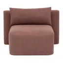 QUARTZO ROSA - MÓDULO SOFÁ 1 LUGAR ASSENTO 75 CM SHIRO