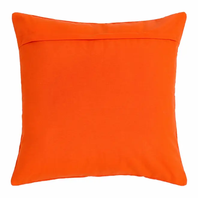 CAPA ALMOFADA 45 CM X 45 CM COOL - MOUSSE DE JABUTICABA/LARANJA LED - Foto 2