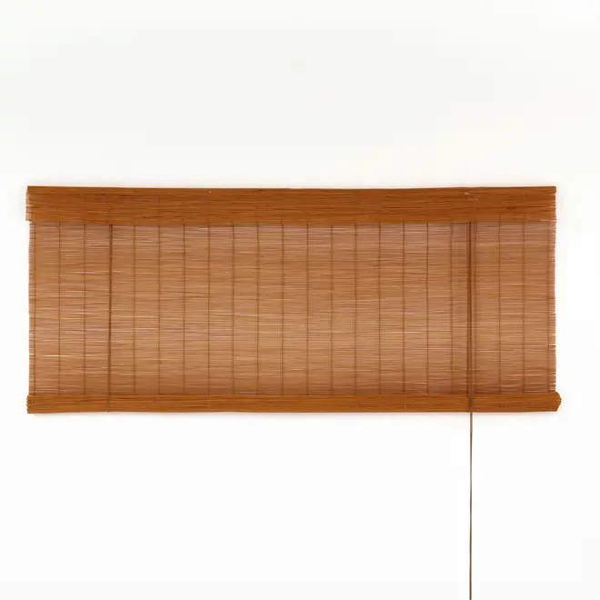 PERSIANA ROLL COM BANDÔ 1,60 M X 1,60 M BAMBU BAMBA - NOZES/BEGE - Foto 3