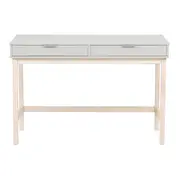 ESCRIVANINHA 2 GAVETAS 1,20 M X 50 CM SNAB - NATURAL WASHED/FLANDRES - Foto 1