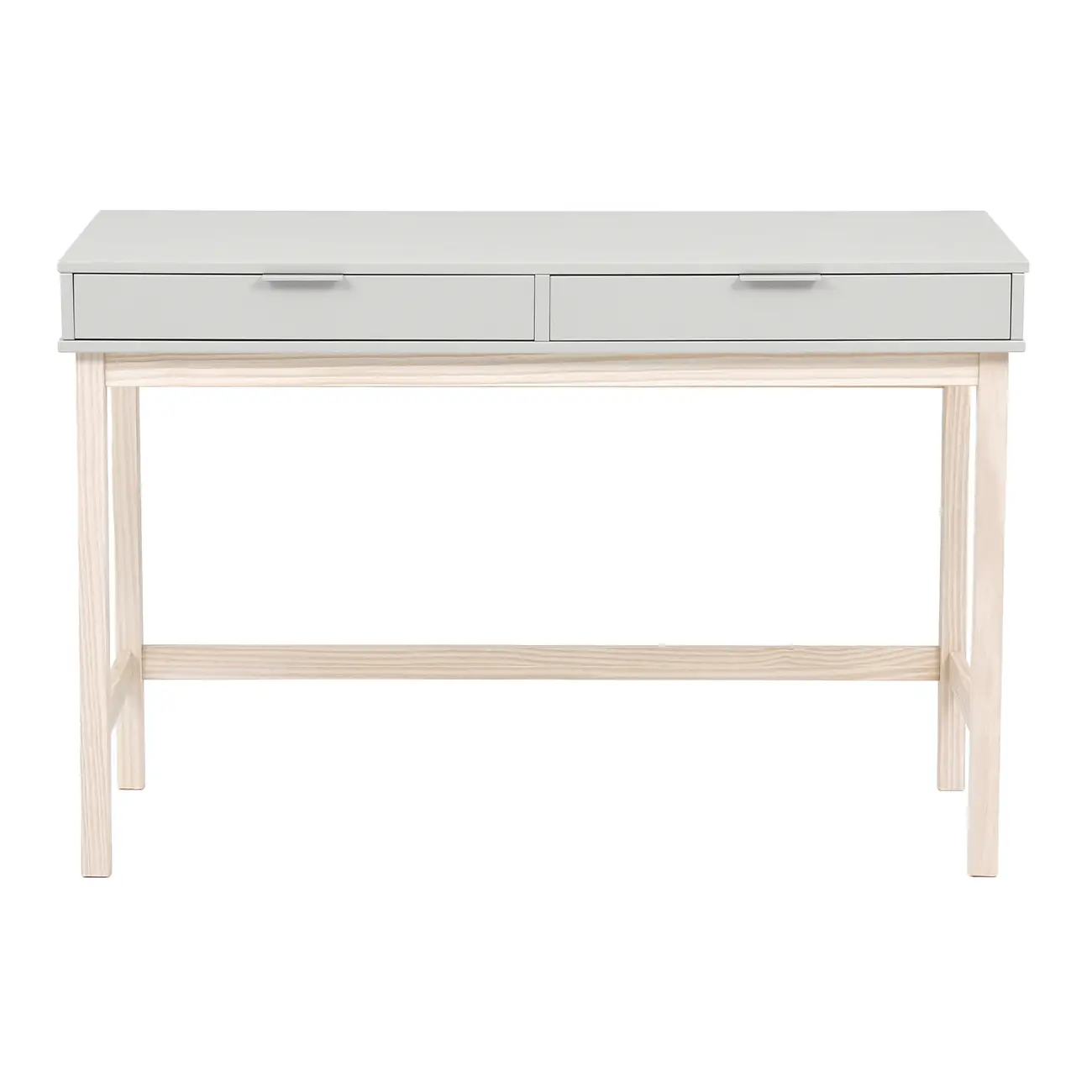 ESCRIVANINHA 2 GAVETAS 1,20 M X 50 CM SNAB - NATURAL WASHED/FLANDRES - Foto 1