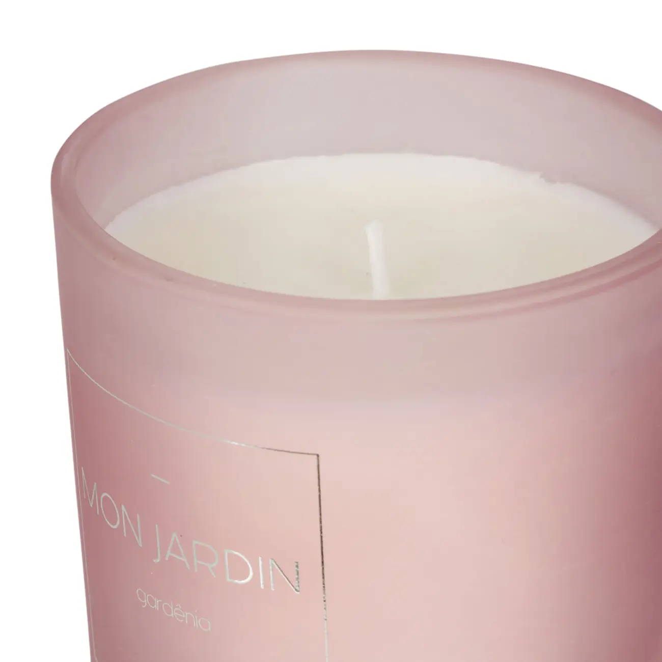 VELA PERFUMADA POTE GARDÊNIA MON JARDIN - MALVA/BRANCO - Foto 5