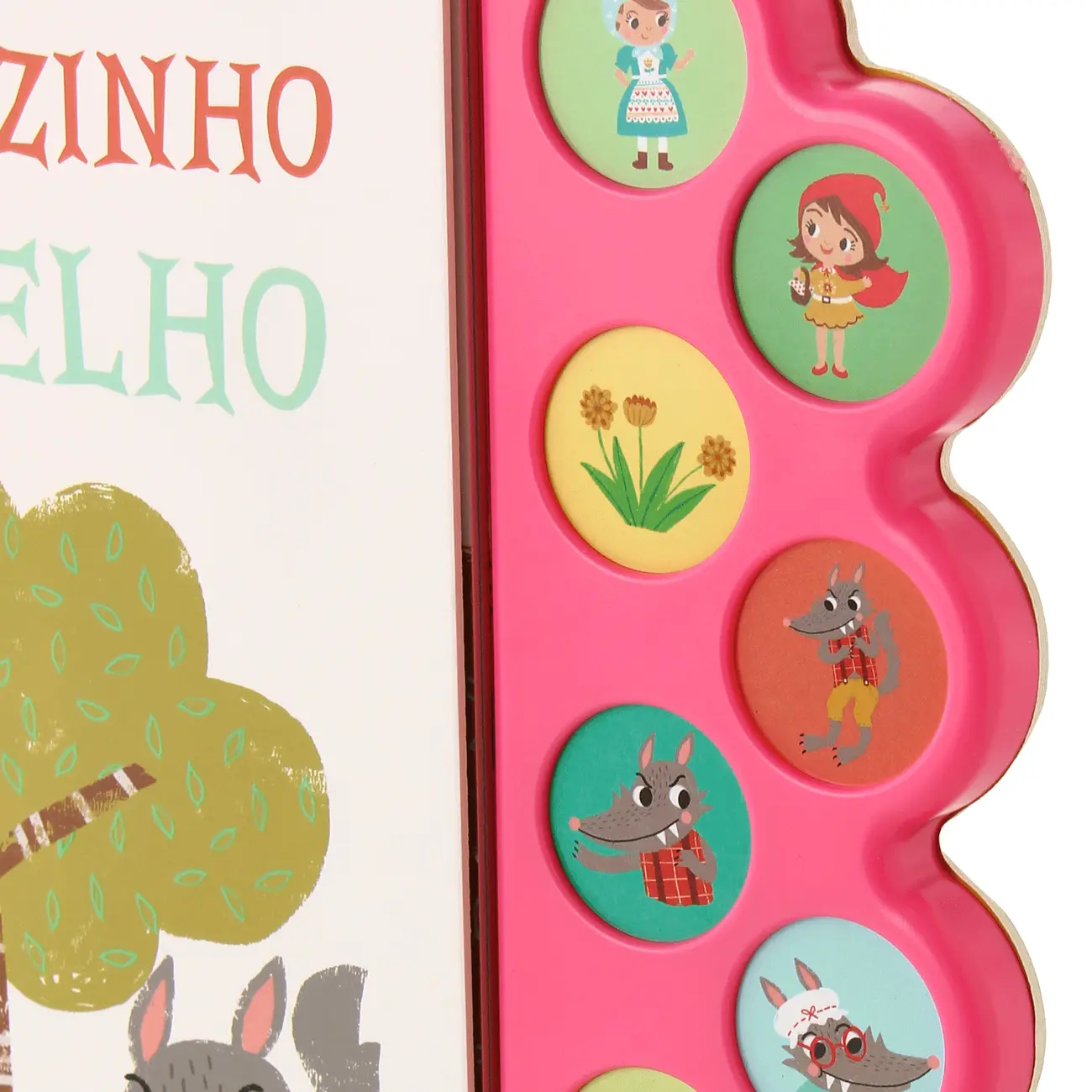ENCANTADAS SONOROS: CHAPEUZINHO VERMELHO LIVRO INFANTIL - MULTICOR - Foto 6