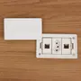 MESA REUNIÃO 2,10 M X 1,10 M COM CAIXA PARA CONECTIVIDADE BOSS - OAK TAMMI/BRANCO - Foto 14