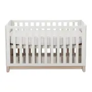 BERÇO 70 CM 2 EM 1 - BERÇO/MINICAMA DULCE - BRANCO/NATURAL WASHED - Foto 1
