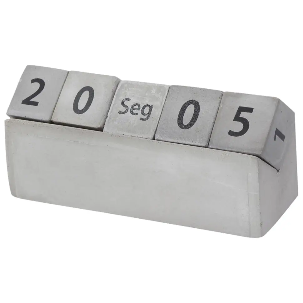 CALENDARIO MESA BETON - KONKRET/PRETO - Foto 2