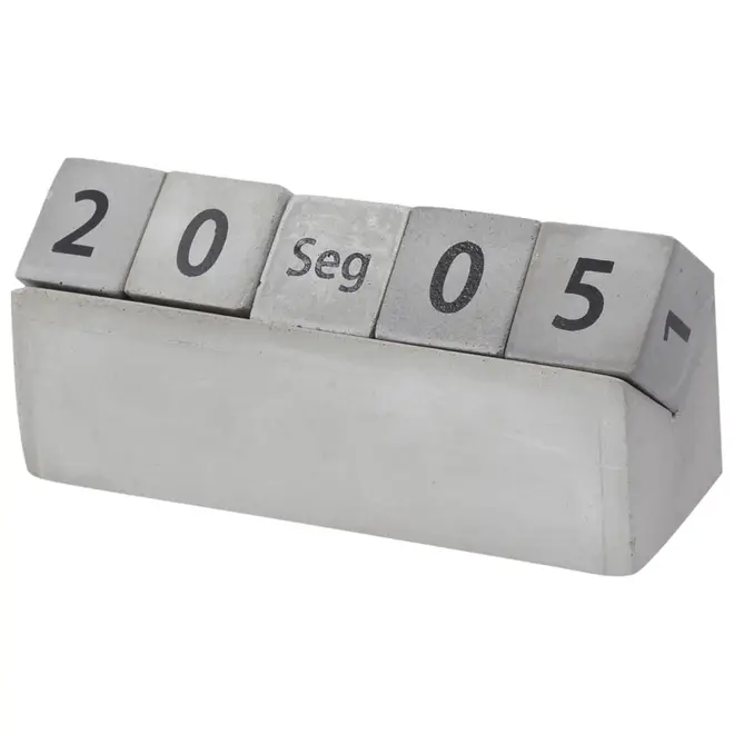 CALENDARIO MESA BETON - KONKRET/PRETO - Foto 2