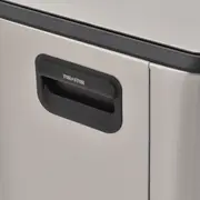 LIXEIRA 5 L LEXING - INOX/PRETO - Foto 6