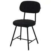 CADEIRA DE JANTAR DINER - PRETO/PRETO - Foto 1