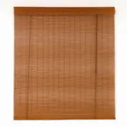 PERSIANA ROLL COM BANDÔ 1,40 M X 1,60 M BAMBU BAMBA - NOZES/BEGE - Foto 1