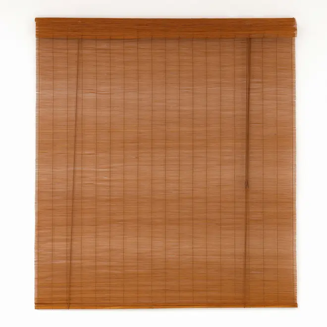 PERSIANA ROLL COM BANDÔ 1,40 M X 1,60 M BAMBU BAMBA - NOZES/BEGE - Foto 1