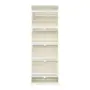 SAPATEIRA PISO/PAREDE 5 PORTAS BASCULANTES FAMILY MIRROR - BRANCO/PRATA - Foto 3