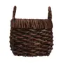 CESTO 23 CM X 29 CM X 29 CM SANDAWI - CASTANHO - Foto 6
