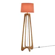 LUMINÁRIA DE CHÃO ARROW C/CUP Y - NOZES/TERRACOTA - Foto 2
