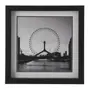 QUADRO 30 CM X 30 CM LONDON EYE - PRETO/BRANCO - Foto 1