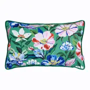 ALMOFADA 30 CM X 50 CM ONÍRICA - VERDE/MULTICOR - Foto 1