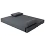 SOFÁ-CAMA 2 LUGARES STRAP - CINZA/PRETO - Foto 4