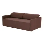 SOFÁ RETRÁTIL E RECLINÁVEL BIPARTIDO 3 LUGARES MITTE - RUBY MOCHA - Foto 5