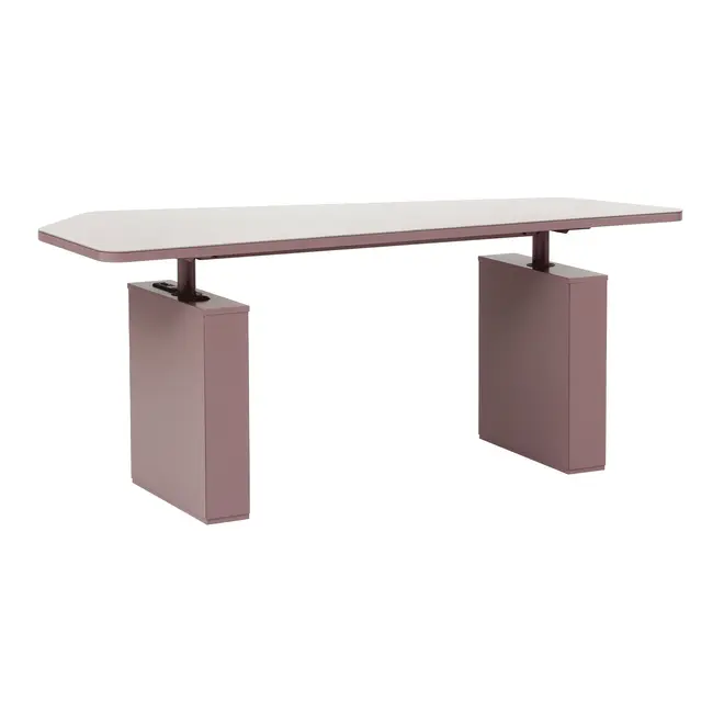 MESA 1,85 M X 80 CM ESGRIMA - RUBY MOCHA - Foto 4