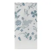 GUARDANAPO 39 CM X 39 CM PACOTE COM 20 PEÇAS BOUQUET XODÓ - BLEU CENDRÉ/BRANCO - Foto 2