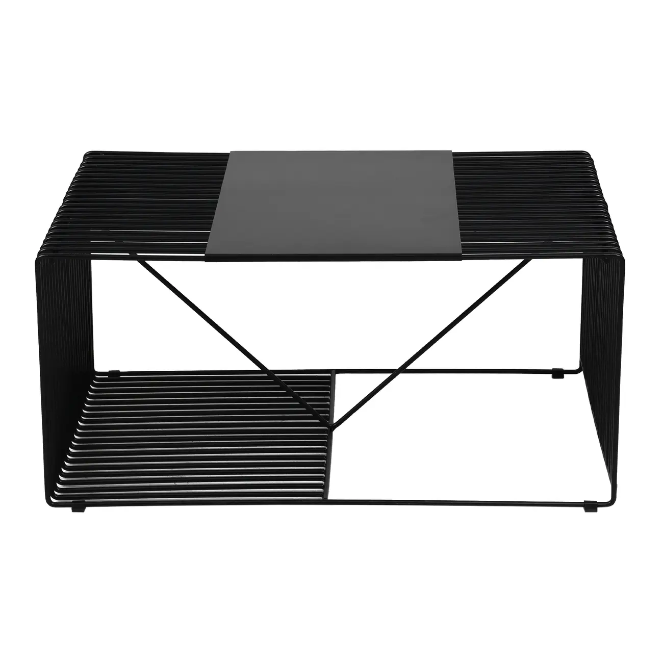 MESA DE CENTRO 83 CM X 57 CM TELMA - PRETO - Foto 1