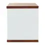 NICHO AÉREO PARA COZINHA 40 CM X 80 CM X 35 CM POAH - BRANCO/NOZES - Foto 3