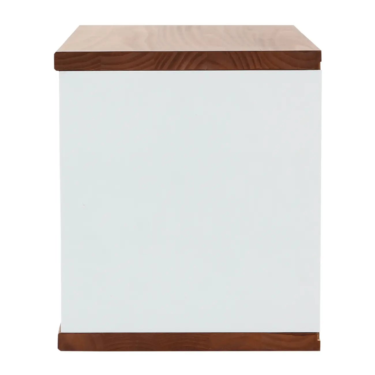 NICHO AÉREO PARA COZINHA 40 CM X 80 CM X 35 CM POAH - BRANCO/NOZES - Foto 3