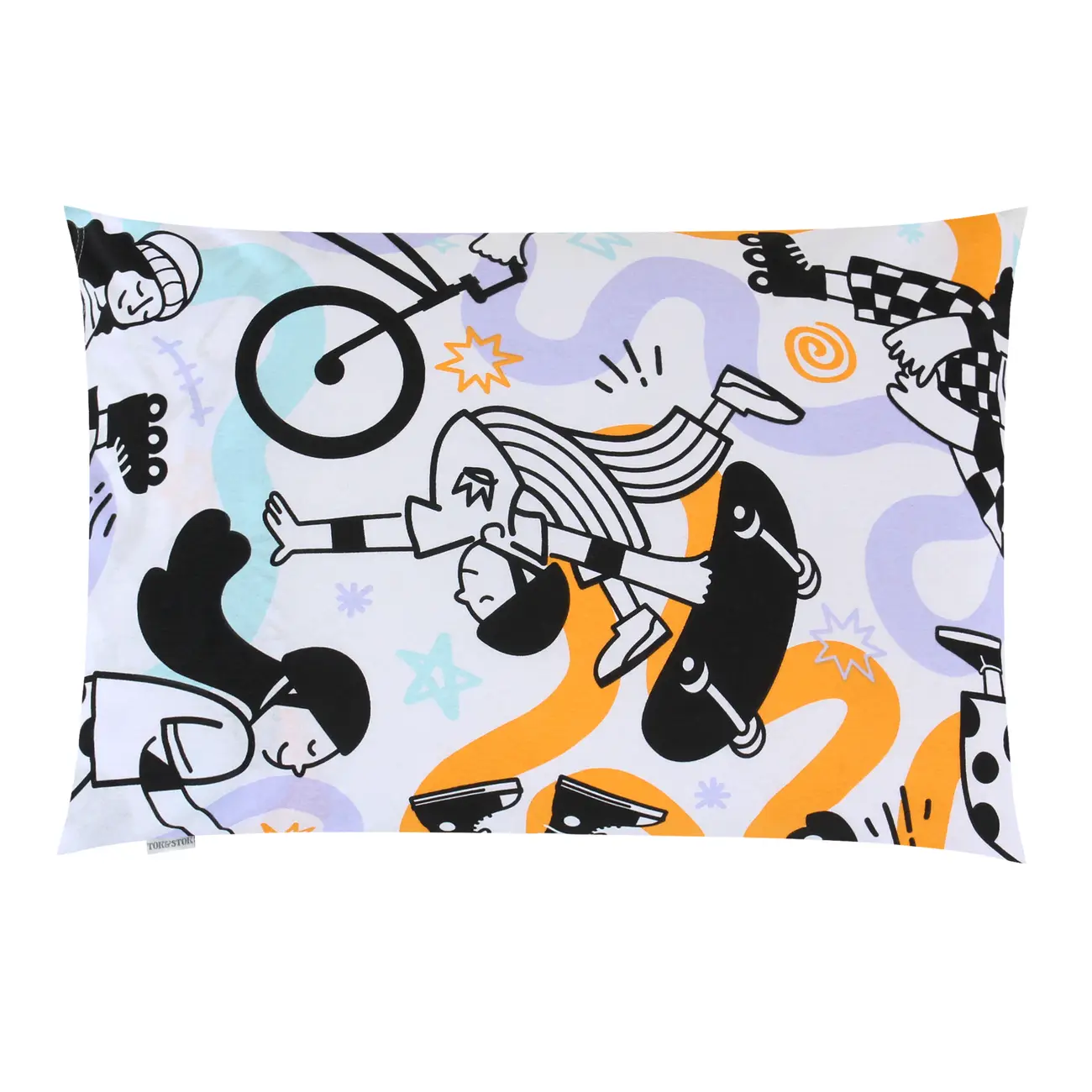 FRONHA 50 CM X 70 CM OLLIE - CORES CALEIDOCOLOR/PRETO - Foto 2