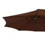 OMBRELONE RETANGULAR 4,60 M X 2,70 M TRI SHADOW - MARROM/MARROM - Foto 6