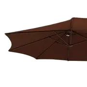 OMBRELONE RETANGULAR 4,60 M X 2,70 M TRI SHADOW - MARROM/MARROM - Foto 6