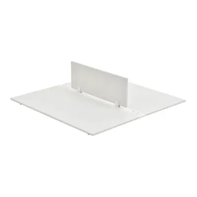 CONJUNTO COM 2 TAMPOS E 1 DIVISÓRIA DE MADEIRA PARA ESTAÇÃO DE TRABALHO DUPLA 1,20 M X 1,30 M METRIC