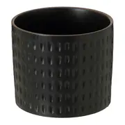 CACHEPÔ 15 CM NYORI - PRETO FOSCO - Foto 2