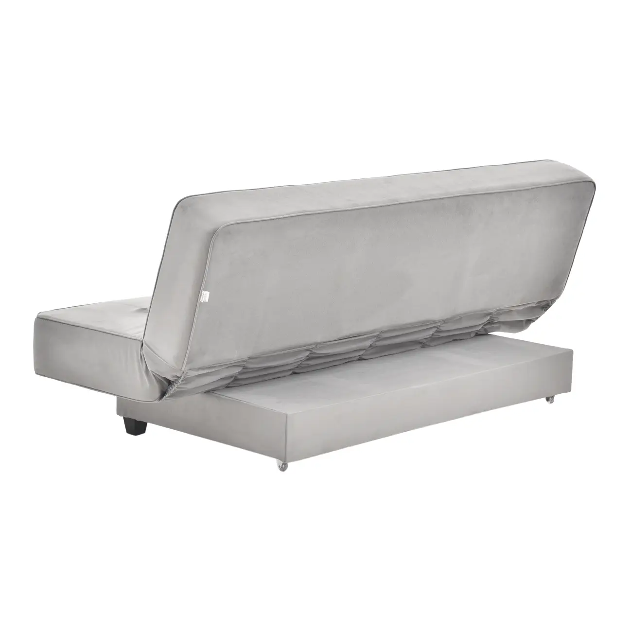 SOFÁ-CAMA 3 LUGARES OTO - DOUCEUR CINZA CLARO - Foto 4