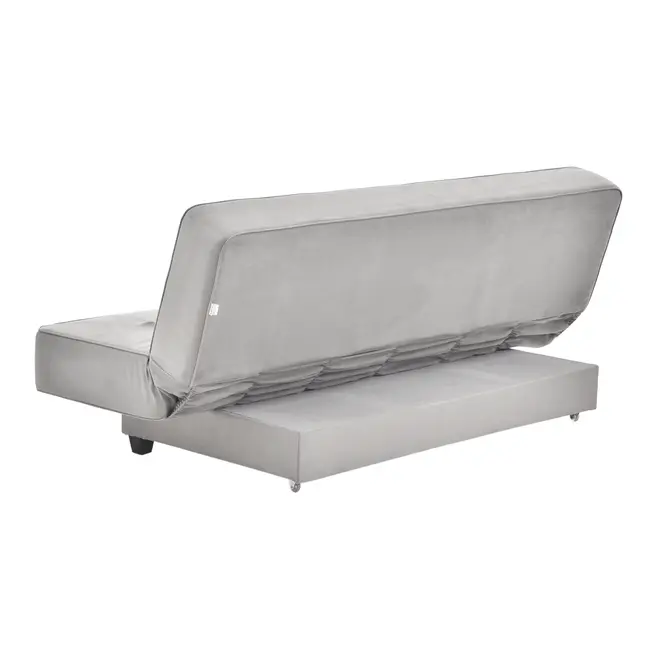 SOFÁ-CAMA 3 LUGARES OTO - DOUCEUR CINZA CLARO - Foto 4