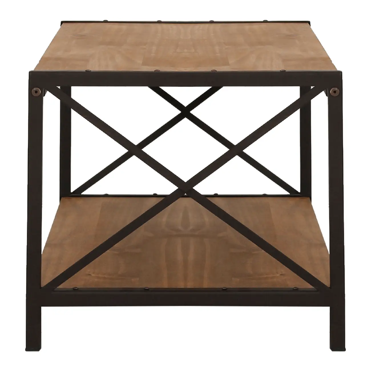 MESA DE CENTRO 90 CM X 45 CM STEAM TRUNK - CASTANHO/ENCERADO CASTANHO - Foto 4
