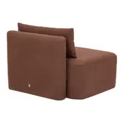 MÓDULO SOFÁ 1 LUGAR ASSENTO 1,05 M SHIRO - RUBY MOCHA - Foto 4